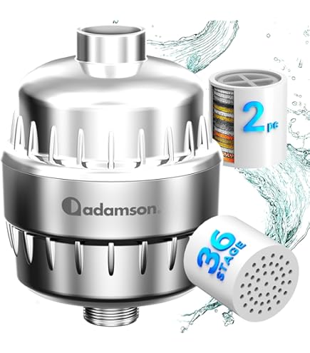 Ibergrif M91010 Shower Filter with Vitamin C for Hard Water with
