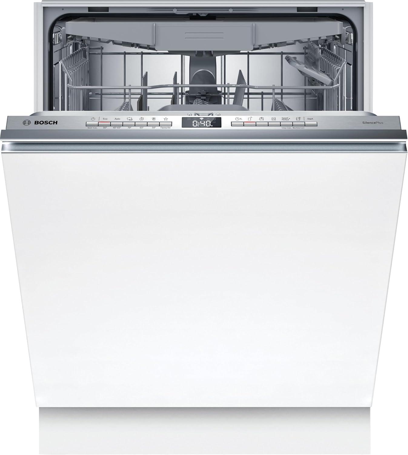 Bosch - Lavavajillas integrable, 60 cm. de ancho, Serie 2, Home Connect, Extra Secado, Blanco, SMV2ITX09E