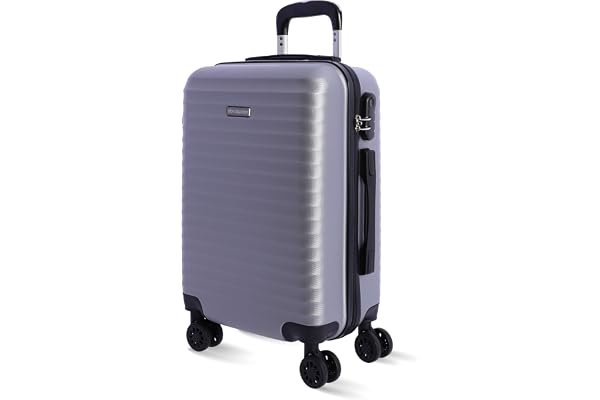 DON ALGODON - Kabinväska 55x40x20 cm - Resväskor Med Robust Vagn, 4 360° Hjul och Lås - Ryanair Flygplansbagage, Iris