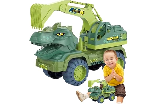 Dinosaur Vehicle Trucks Leksaker,Dinosaur Carrier Truck Bilhållare Lastbil