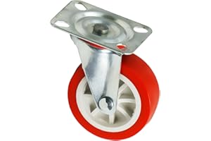 INNOVA BRANDS LTD. Innova® Durable 4X 3" 2.5" 2" PVC Smooth Universal Caster Shopping Cart Trolley Castor Wheels New (2.5)