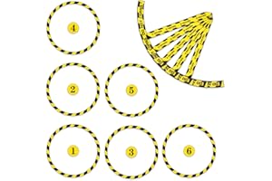 Jucoci Zestaw linijek i obiektów 23 cm kompatybilny z Wargames WH40K (Miniaure nie są dołączone)