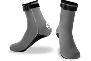 OURSUNSHINE Neoprene Socks, 3mm Water Sports Socks for Women Men, Anti-Slip Water Shoes Wetsuit Socks Thermal Socks for Diving Snorkeling Swimming Surfing Sailing