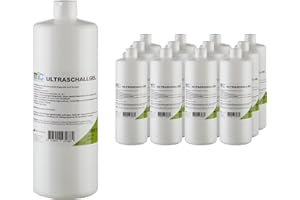 ‎MEDICALCORNER24 Medicalcorner24 Ultraschallgel, Sonographiegel, Kontaktgel, Leitgel, Gel, 12 x 1 Liter Flasche, 12 x 1.000 ml