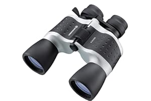 Bresser Fernglas Topas 8-24x50 Zoomfernglas in Porro Bauweise mit hohem Vergrößerungsbereich, Mitteltrieb, vergüteter Optik und Stativanschlussgewinde inklusive Transporttasche und Trageriemen
