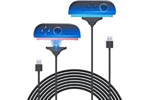 MENEEA [10FT/2Pacchetti] Cavo di ricarica magnetico per Nintendo Switch 2 JoyCon, accessori per il cavo di ricarica veloce per il Jcon 2 Porte USB intrecciate in nylon, ricarica ad alta velocità for Switch 2