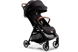 Joie - Parcel™ - Poussette Compacte 3-En-1 - Siège Inclinable À Plat - Compatible Sièges Auto - Suspension Souple - Harnais 5 Points - Pliage Automatique - Coloris Oyster - Dès La Naissance (Eclipse)