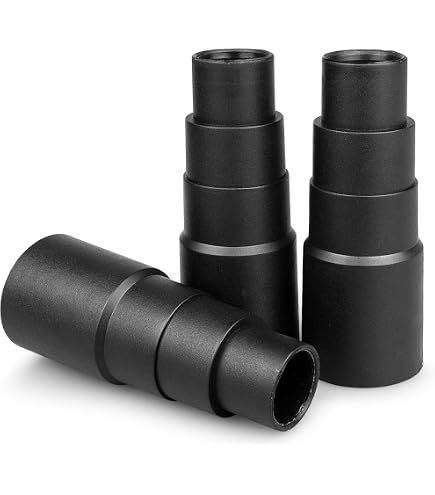 Vhbw Adattatore Per Aspirapolvere Da 35mm A 32mm, Riduttore In Plastica Nera Per Bocchette E Tubi