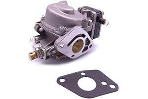 SOUTHMARINE Boat Engine 3303-812647T1 3303-812648T Carburetor Assy and 16327 27-16327 Gaskets for Mercury Marine 2-stroke 4HP 5HP Outboard Motor