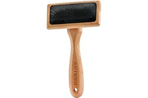 ARTERO Nature Collection Protected Pin Slicker Brosse pour animaux de compagnie Marron Tous types de poils Unisexe 1 pièce