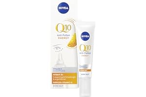 ‎NIVEA NIVEA Q10 Anti-Falten ENERGY Vitamin C Augenpflege, Augencreme mit purem Q10, Vitamin C und E, straffende Feuchtigkeitscreme für die empfindliche Augenpartie (15 ml)