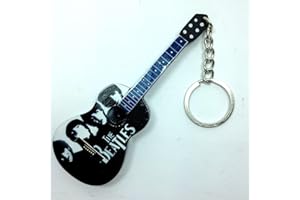 Music Legends Collection - Porte-Clefs Bois Guitare Acoustique Hommage Beatles