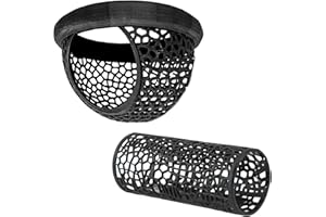 TUBAWD 2Pcs Betta Fish Accessories, Aquarium Accessories, Floating Aquarium Hide - Safe Cave Ornament Decoration for Betta, Unique Floating Tunnel Decor for Fish Tanks Accessory Encourages Breeding