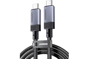 UGREEN Cable USB Type C Vídeo 8K@60hz, USB4 GEN3 40Gbps, 240W Carga Rápida PD 3.1, Compatible con Macbook Air, HP, ASUS, iPhone 17 Pro Max Air/iPhone 16/15 Pro Max, Galaxy S25/S24 Ultra, Monitor. 1M