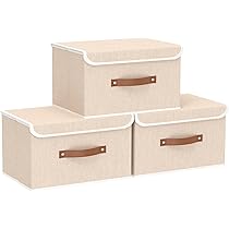 2 Scatole Portaoggetti In Tessuto Con Coperchio 32x23x20 Cm - Grigio, Per Armadio E Casa - Foto 3