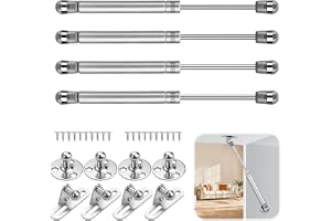 4 stycken hydraulisk gasfjäder, 200 N/20 kg gasfjäder, klaffbeslag | gagetrycksdämpare, gasstötdämpare, möbler, gasfjäder, gasbuske, lyft, skåp, gastryckfjädrar, för köksskåp, skåpdörr