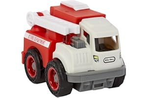 Little Tikes Dirt Diggers Mini - CAMION DEI POMPIERI - Mini giocattolo da costruzione per giochi al chiuso e all'aperto - Facile da tenere in mano - Sviluppa la fantasia - Età: dai 2 anni in su