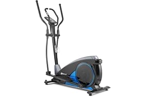 ‎HS HOP-SPORT Hop-Sport HS-060C Elliptical Trainer, Ergometer - Cross Trainer for Home with App Control, HRC (Heart Rate Control) Function, 16 Resistance Levels - Elliptical Trainer with Max. User Weight 150 kg