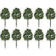BESPORTBLE 20pcs Artificial Trees Architectural Micro 9CM Imitation Landscape Tree Model Scenery