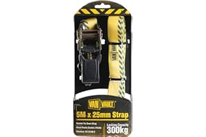 Van Vault s10673 5 m x 25 mm mit Ratsche – Gelb