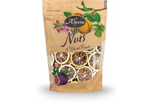 Alucra getrocknete Zitronenscheiben 100g – Vegane Trockenfrüchte in höchster Qualität - wiederverschließbare Verpackung, ungezuckert, ungeschwefelt & frei von Zusätzen