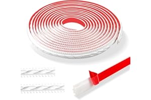 ZTOWOTO 600cm Moulure Murale Vintage Pattern 3d-Flexible Moulure Decorative Auto-AdhéSif,ImperméAble Moulure Plafond,Moulure Adhesive IdéAl Pour La Porte,La DéCoration De La Maison(2cm-Blanc avec argent)