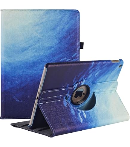 Housse IPad 2/3/4 InShang - PU Cuir, Rotative 360°, Fonction Veille/réveil, Inclut Un Stylet