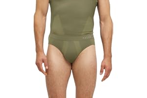 ‎FALKE FALKE Mężczyźni Warstwa podstawowa (bielizna) Warm M Sl materiał funkcyjny szybkoschnące chłodzące 1 Sztuka, Zielony Herb 7754, XL