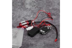 BICAQUU Verricello per auto RC, accessori per auto cingolate modello RC in scala 1:10 Verricello in metallo resistente RC per auto cingolata RC