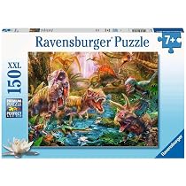 RAVENSBURGER CASSE-TÊTE 60 PIÈCES - BATAILLE DES DINOSAURES #05164 - CASSE-TÊTES / Casse-tête RAVENSBURGER CASSE-TÊTE 60 PIÈCES - BATAILLE DES DINOSAURES #05164 - CASSE-TÊTES / Casse-tête