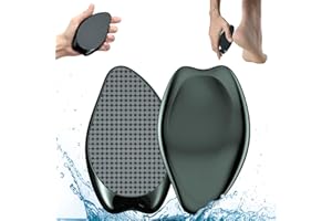 Foot File, Nano Glass Hard Skin Callus Remover, Foot Scraper Salon Home Pedicure Tool for Foot Beauty Care, Can Be Used on Both Wet/Dry Cracked Feet, Foot Rasp by AnjoCare