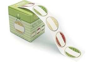 AVERY ZWECKFORM Avery - 56829 - Boîte de 50 Stickers Ronds - Motifs Noël