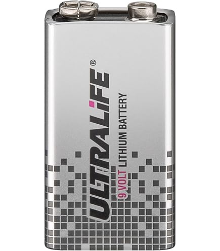 Ultralife Lithium-Batterie 9V – Langlebige Energie Für Geräte (Typ 6F22 / U9VL-J)