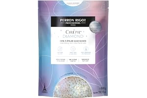 Perron Rigot varmvaxpärlor diamant, allergivänliga, för känslig hud, hårborttagning utan fleeceremsor, vegansk