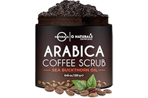 ‎O NATURALS O Naturals Revitalisierendes Kaffee Körper Peeling - Totes Meer Body Scrub Peeling, Anti Akne Peeling Körper, Krampfadern Körperpeeling Damen/Body Peeling Coffee Scrub Body