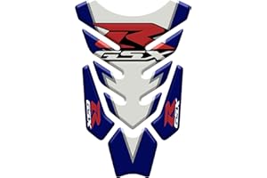 GREATEST SELLER Protège-réservoir adhésif résine effet 3D compatible avec Suzuki GSX-R v3