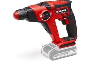Einhell Tassellatore a Batteria TE-HD 18/12 Li - Solo Power X-Change (18 V, 2+1 Foratura con Percussione/Avvitatura, Bit Adapter, 1,3 J, SDS+, 1 mm)