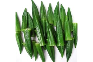 Benoon Semillas De Okra, 1 Bolsa De Semillas De Okra Semillas Frescas Naturales Semillas De Gumbo Para Jardín Semillas de okra