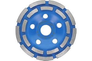 PRODIAMANT Diamentowa tarcza szlifierska standardowa 125 mm x 22,2 mm do betonu, muru, kamienia dwurzędowa 125 mm