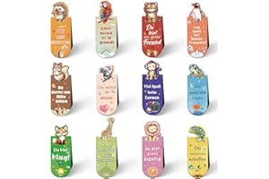 HAPPIRRA Magnetische Lesezeichen Kinder, Mitgebsel Kindergeburtstag Gastgeschenke, Kleine Geschenke für Kinder Adventskalender Füllung, Nikolaus Geschenke Kinder, Weihnachtsgeschenke für Kinder