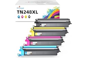 Q-image TN248XL TN-248XL Toner Cartridges Compatible for Brother TN-248XL for Brother MFC-L3760CDW DCP-L3520CDWE DCP-L3520CDW DCP-L3560CDW MFC-L8390CDW MFC-L3740CDWE MFC-L3740CDWE (4 Pack)