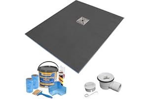 THERMOPANEL SF Trays with Drains - [Multi-Listing] (Centre Drain with Tanking Kit, 1800 x 900 x 25mm)