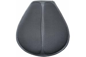 MUROSS Motorcycle Seat Cushion 5-Layer Shock Absorption Motorbike Seat Pad Quick-Drying Protective Ride Saddle Seat Non-slip 3D Breathable Mesh Cushion Seat Cover for Motorcycle