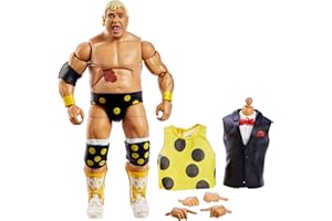 MATTEL WWE HKP11 - Elite WrestleMania Dusty Rhodes Actionfigur, bewegliches WWE Sammlerstück mit Zubehör, Spielzeug Geschenk für Kinder und Fans ab 8 Jahren