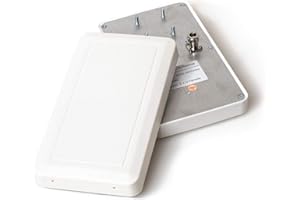 PARADAR Bluespot Mini: high-gain 5G antenna, 12dBi 2x2 MIMO, TS9 + SMA connectors, 3200Mhz - 3800Mhz for UK 5G networks, pole mount