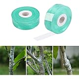 Herefun Veredelungsband, 2 Stück Fuß Pfropfen Dehnbare Band, Veredelungsband dehnbar Tape, Biologisch Abbaubar, Feuchtigkeits