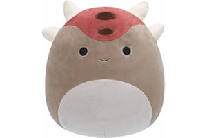 Squishmallows SQCR04091 - Ainhoca der Panzerdino 19 cm, oficjalny plusz Kelly Toys, super miękka przytulanka