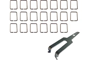 SPARIL Lot de 20 Détentes en Acier Cuivré + 1 Clé D’Armement A Utiliser avec Votre Piège Putange pour Capturer Taupe, Rat Taupier, Campagnol Ou Autres Rongeurs Nuisibles. Tentes ou Tendilles resistantes.