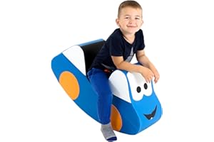 IGLU SOFT PLAY Schaukelpferd Schaukeltier Schaukelspielzeug Kinder Baby Spielzeug - Blau