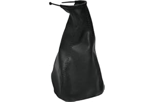 AERZETIX - C57760 - Soufflet de levier de vitesse - compatible avec Alfa Romeo 147 2000-2010 - couleur: noir - en cuir synthétique